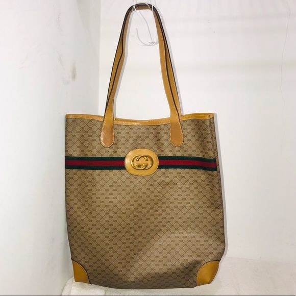 Vintage EUC large Gg tote bag - Picture 8 of 15